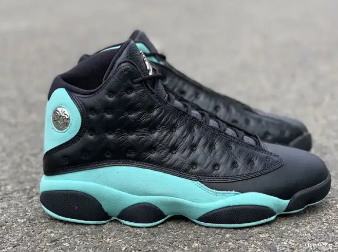 13 Black 414571-030 Jordan Retro Air Green Island 0613
